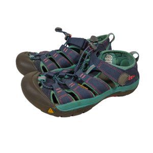 Keen Waterproof Washable Sandals Girls Size 3 Blue and Pink